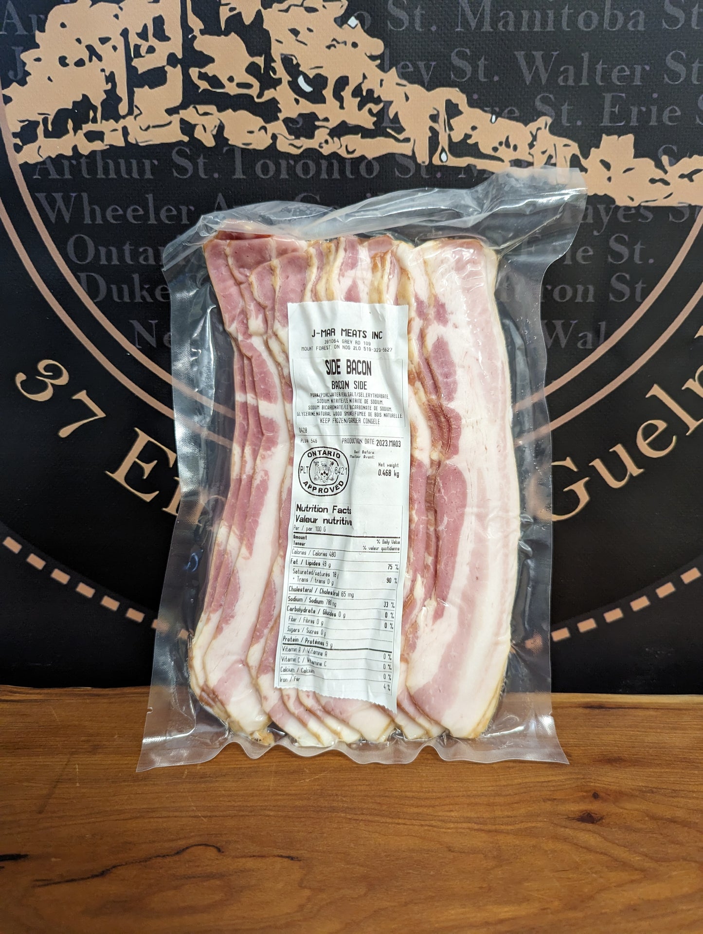Pork Side Bacon (Limit 2 per order)