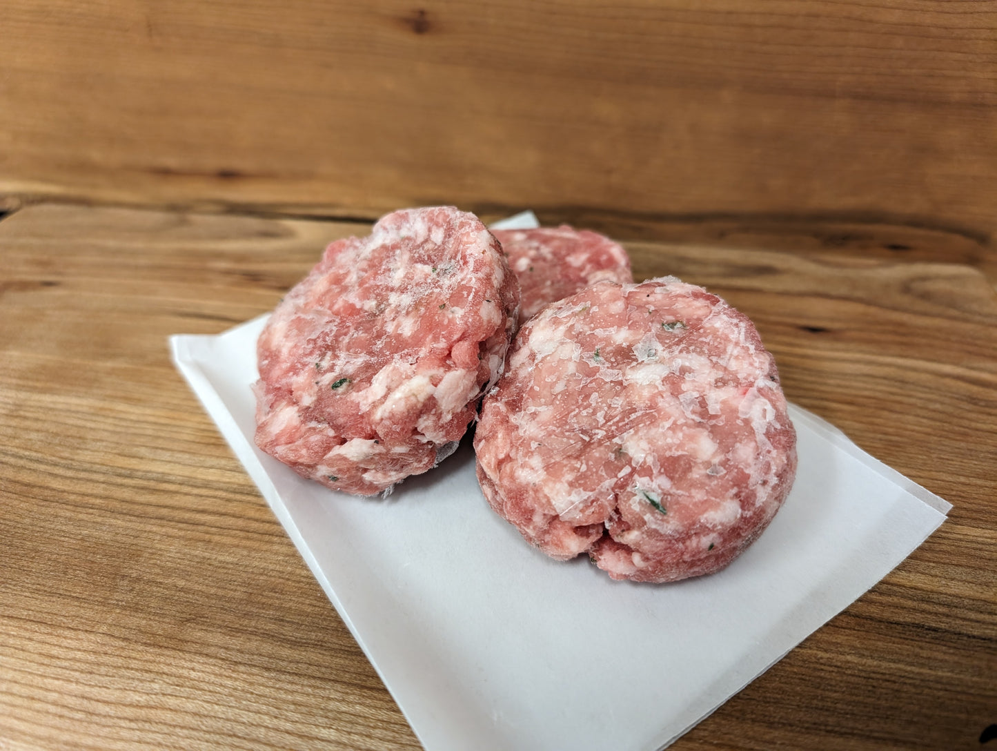 Pork Breakfast Sausage Patties (6 sausage patties per package) (Frozen)